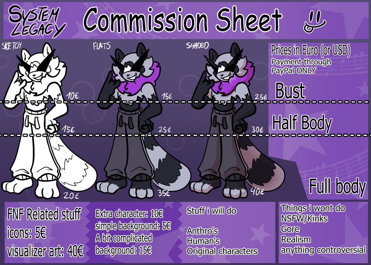 SystemLegacy_'s tweet image. So after HEAVILY thinking about it, i am officially opening my commissions!!!!
feel free to dm me for a commission!
it would be heavily appreciated!
(slot info will be on my profile bio.)
