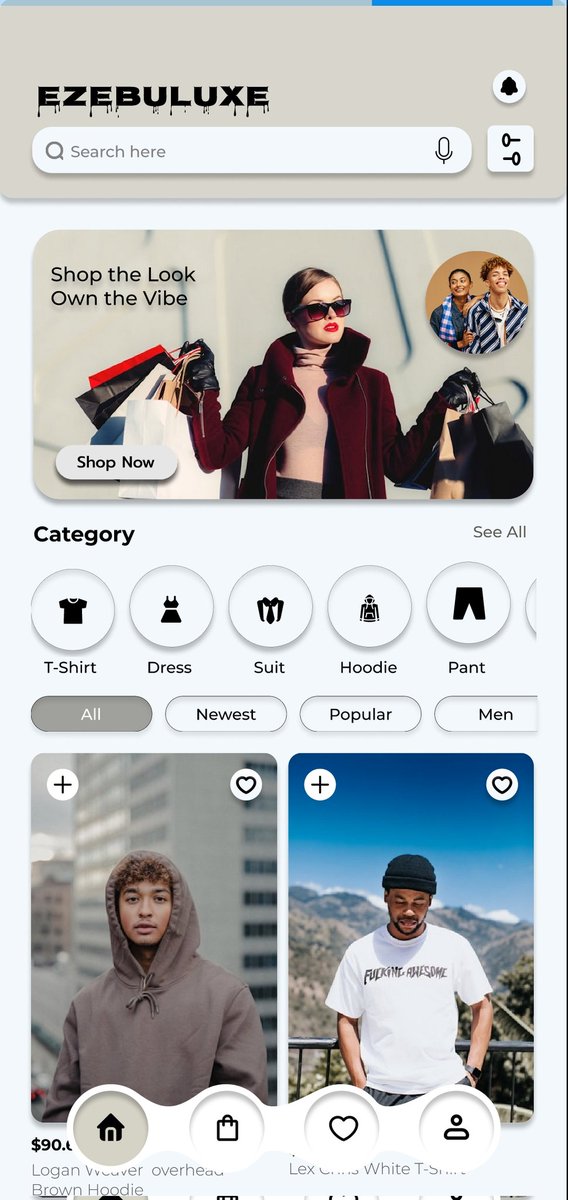 TochukwuHQ's tweet photo. Decided to post My Ecommerce fashion  UI design for my  the first time since I started working on it
Kindly like and RT
🙂🙂
#UIUX 
#uiuxdesign https://t.co/THJBMBdjtE