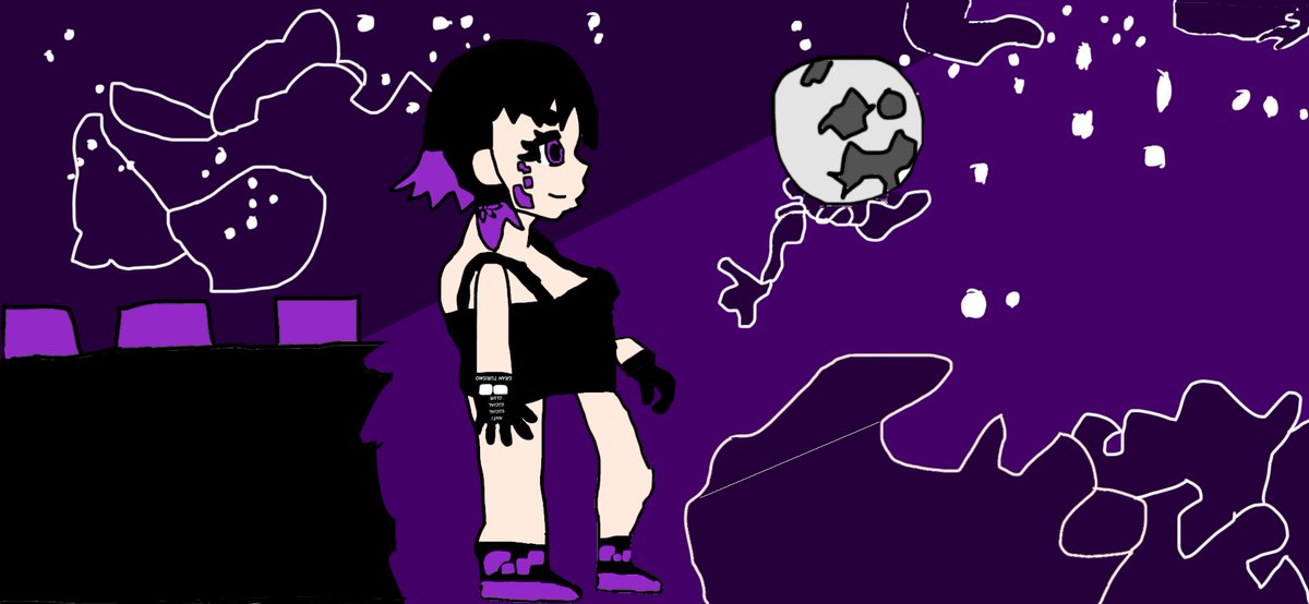 UnleasherQ44537's tweet image. 𝓜𝓸𝓸𝓷 𝓞𝓿𝓮𝓻 𝓣𝓱𝓮 𝓒𝓪𝓼𝓽𝓵𝓮 // Art done by me.

#oc #Neptunia 

(Reference on the right)