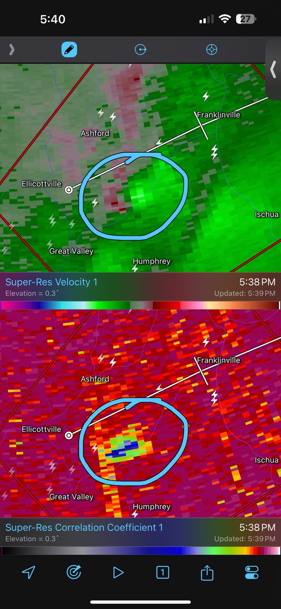 Radar Indicated Tornado Warning with a confirmed tornado on the ground. <a href="/NWSBUFFALO/">NWS Buffalo</a> <a href="/voglerweather/">Jayden Vogler</a> <a href="/SammyWxNY/">sammy</a>
