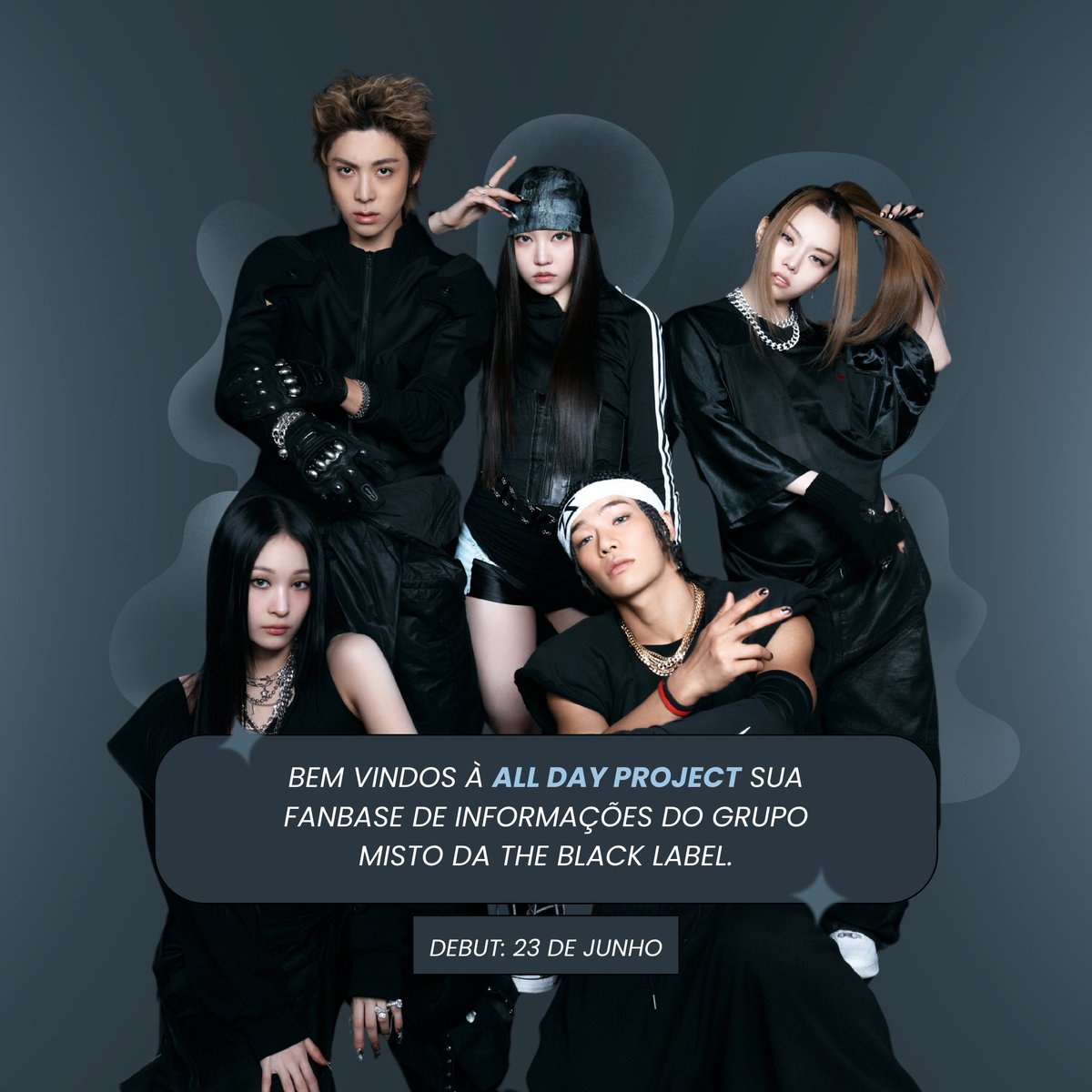 ADPBR_'s tweet image. Sua mais nova fanbase dedicada ao novo grupo misto da The Black Label!

Ativem as notificações para ficar por dentro das notícias.