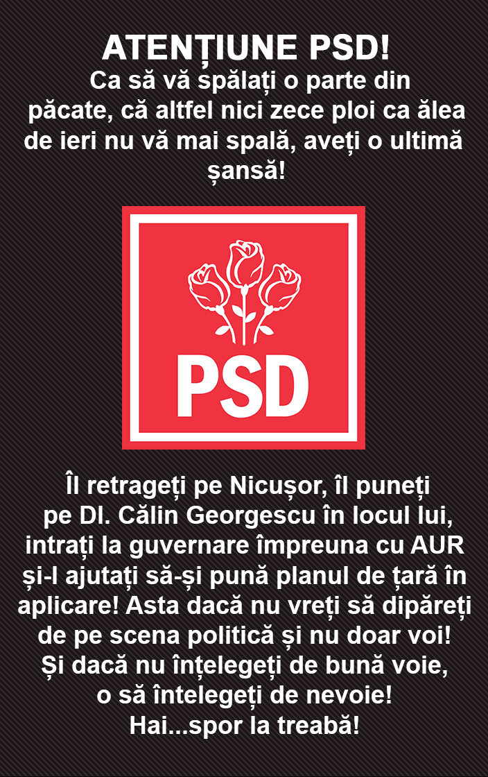 costin10632's tweet photo. ATENȚIUNE PSD! 🫵 https://t.co/uS6XSqbyx1