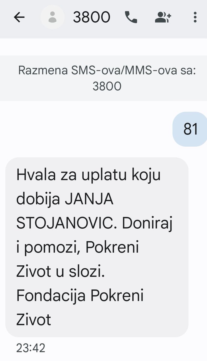 Molim vas, svi po sms. U pitanju je sestra malog Jakova, koji je pešačio sa studentima! 81 na 380