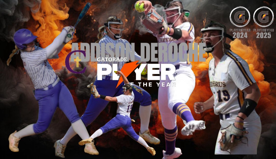 We are beyond proud to announce that ⚡️2⚡️ of our athletes earned <a href="/Gatorade/">Gatorade</a> PLAYER OF THE YEAR in their respective states! Huge congrats to <a href="/AvaryStockwell/">Avary Stockwell</a> (Tennessee) and <a href="/AddisonDeroche/">Addison DeRoche 2027</a> (Maine) for earning this prestigious honor! #YouOweYou 🧡💙 <a href="/BSherSB/">Barb Sherwood</a> <a href="/TnMojoFastpitch/">Tennessee Mojo fastpitch</a>