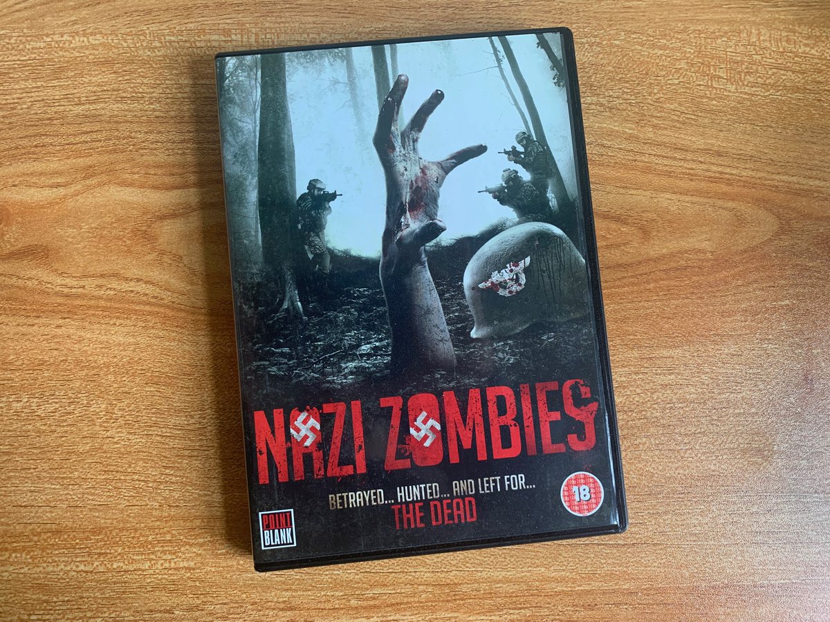 VOODOOBABY8's tweet photo. Nazi zombies are my fave sub-genre. Not seen this one yet. #zine #fanzine #nazizombie #horrormovie #cultmovie #horror #bmovie #filmreviews #zombie #wwii https://t.co/b6rcjVHptE