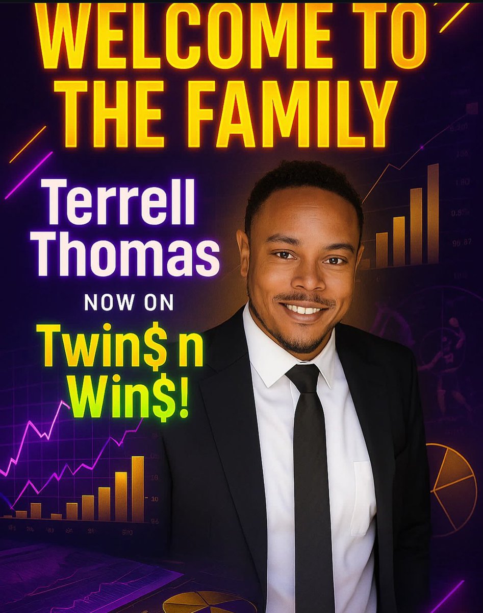 Eldorado2452's tweet image. Life Update via @twins_n_wins:

Welcome Terrell Thomas to @twins_n_wins 
Known for his social influence and sharp eye for stats, he joins us as ‘The Scorekeeper’ @eldorado2452 
#Welcome #LetsBuild