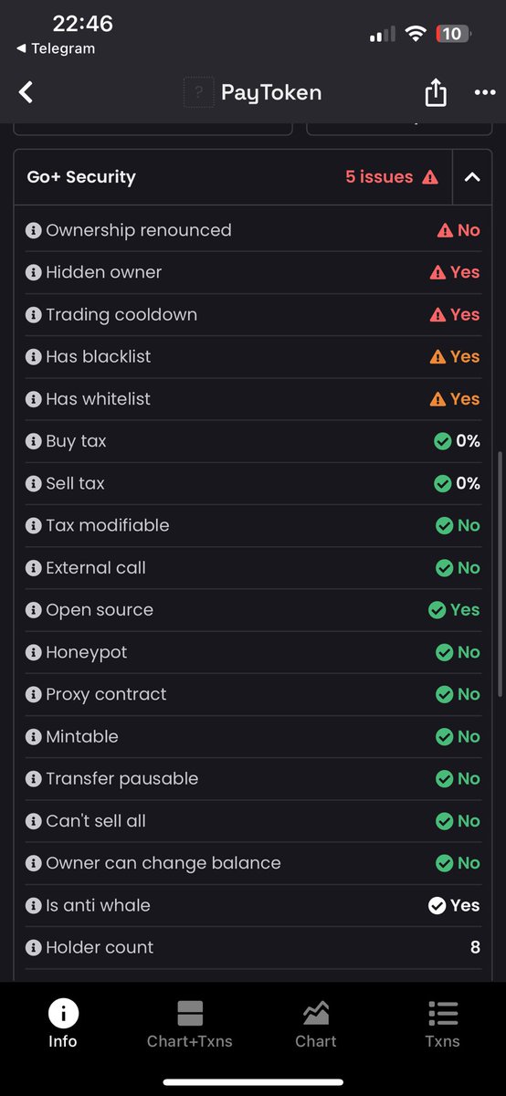 _100pay's tweet photo. What you should know about PAYV2
For security and fair trading we added some cool security features:
Trading Cooldown:
➡️ Limited to 1 BUY Per address, per block.
➡️ Maximum single buy of 10k PAY
Blacklist
Trade responsibly to avoid getting your wallet blacklisted
Whitelist:
For Admin accounts