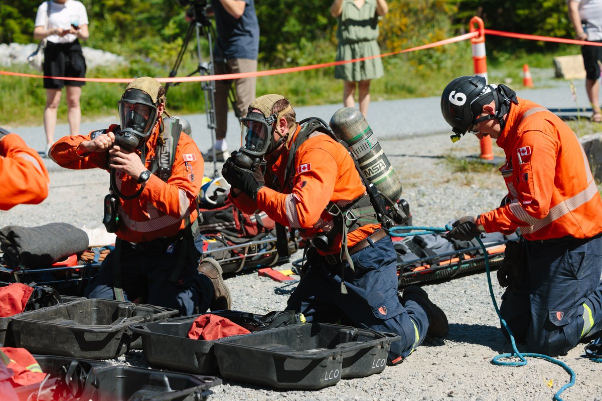 MA_BC's tweet image. The 67th BC Provincial Mine Rescue and First Aid Competition for 2025 Britannia Mine Museum was on fire! 🔥 
 
Two action packed days saw 16 teams from all over BC battle it out for first place in their respective categories! Underground, surface, and first aid teams gave it…