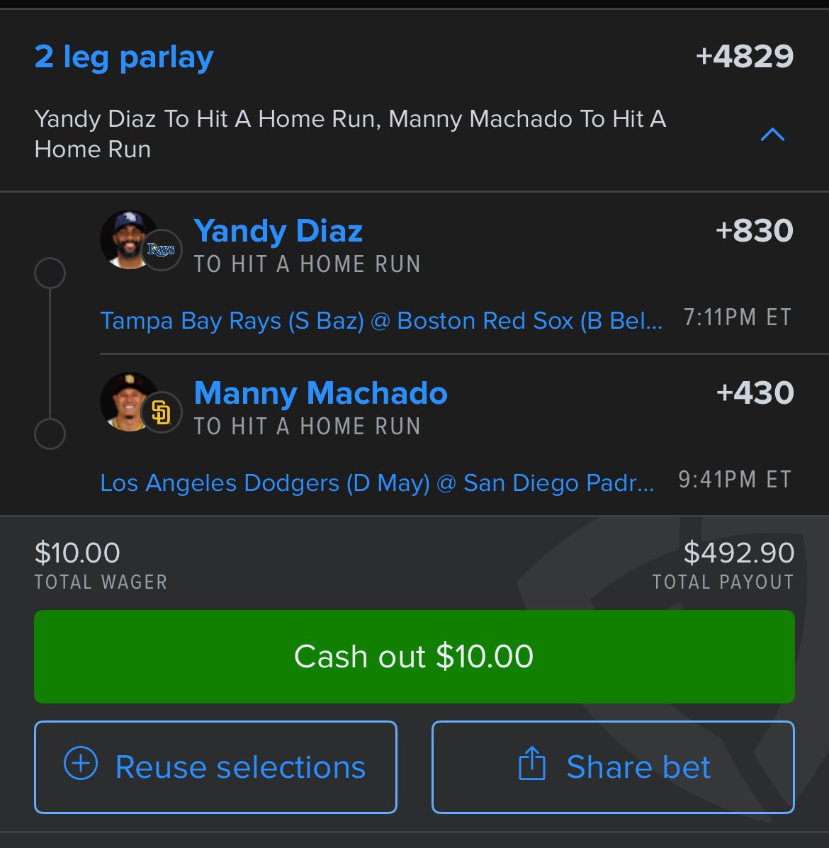 LilGilTrill's tweet image. Yandy historically good at Fenway, due, and decent matchup today
Machado on fire
Tatis been great this season n HR due #GT #SlamDiego