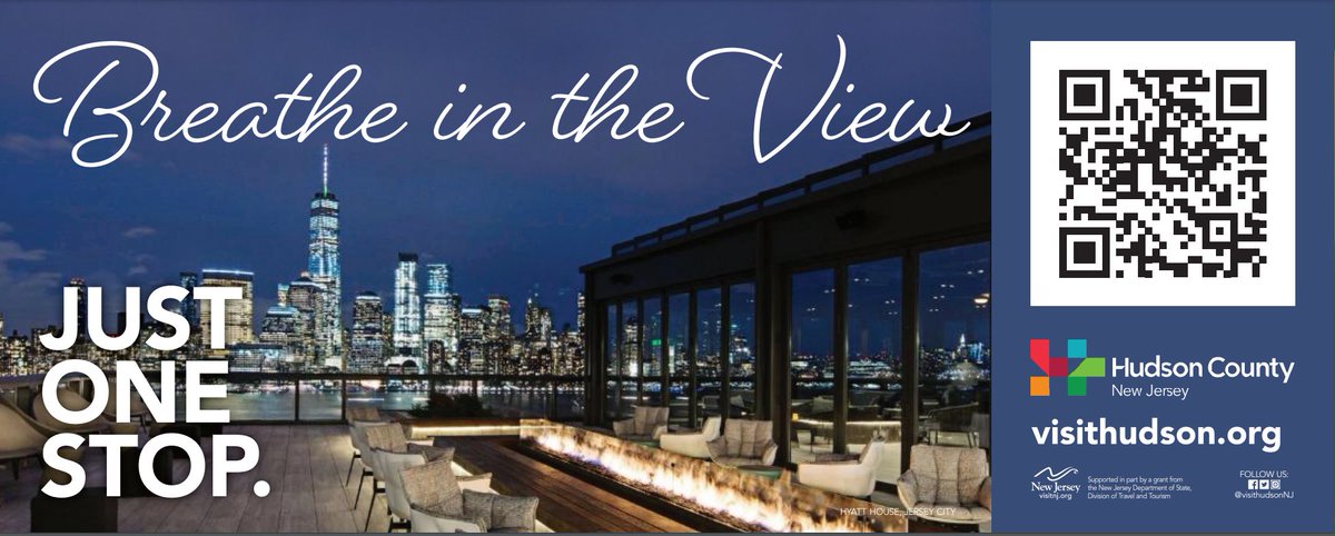 VisitHudsonNJ's tweet photo. There are so many great restaurants and hotels that are JUST ONE STOP from NYC! Discover them today. ๐ท
#VisitHudsonNJ #JerseyCity #HudsonCounty #NewJersey #VisitNJ #restaurants #hotels #NYC #skyline #justonestop #breatheintheview https://t.co/daFv0DJpRx