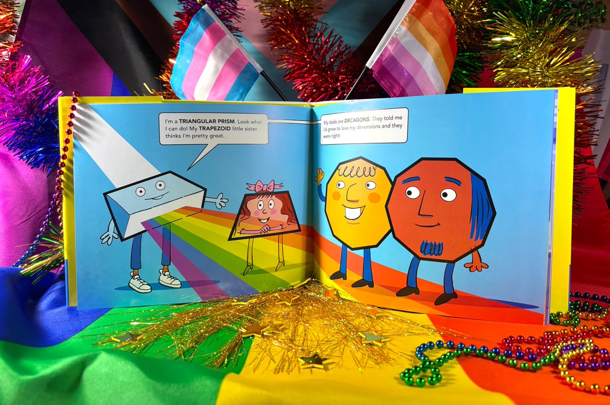 StarBrightBooks's tweet photo. Happy Pride!! 🏳️‍🌈 At Star Bright Books we believe every kid should see themselves and their families in the books they read. As we celebrate Pride Month we’re proud to showcase our new book SHAPE FAMILIES which celebrates many forms of love and families and teaches about shapes! https://t.co/TiarTmnwUj