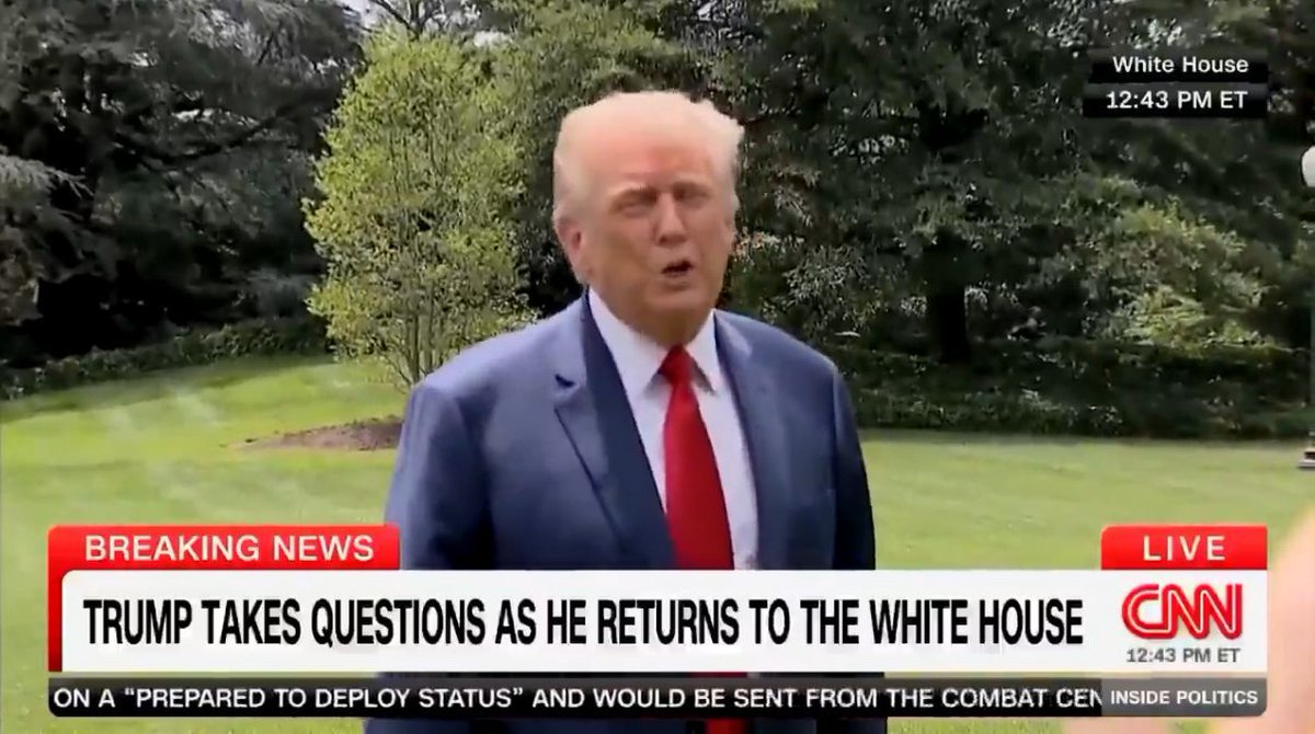 BREAKING 🚨 President Trump says Tom Homan should arrest California Governor Gavin Newsom 

I ABSOLUTELY AGREE

DO YOU ?