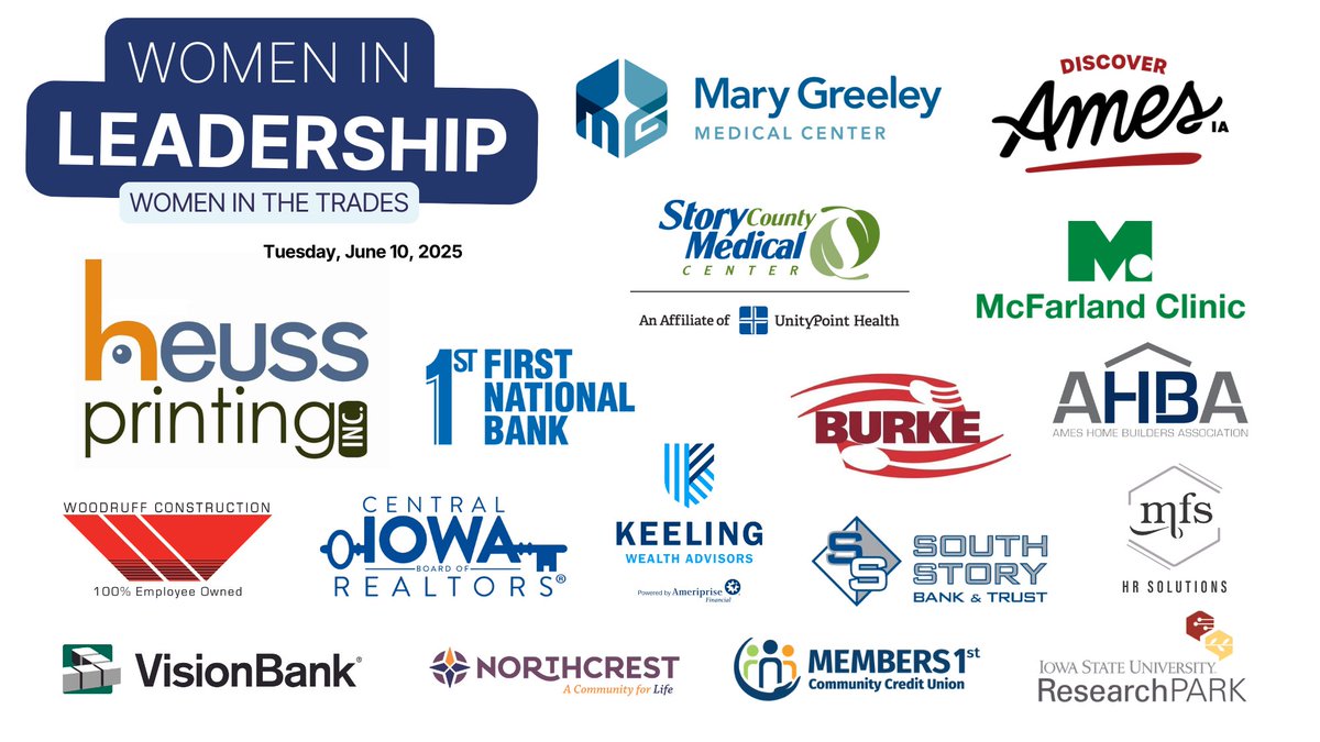 We can't wait for tomorrow night's Women in Leadership - Women in the Trades event at Green Hills Community. Thank you to all of the incredible sponsors who support our Women in Leadership Series!