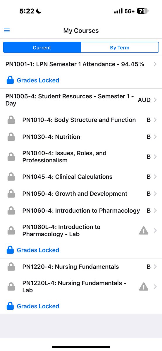 The queen is on to her last semester of nursing school 🥳