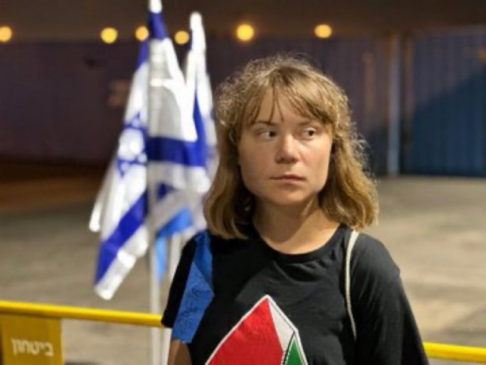 Greta a Israel.