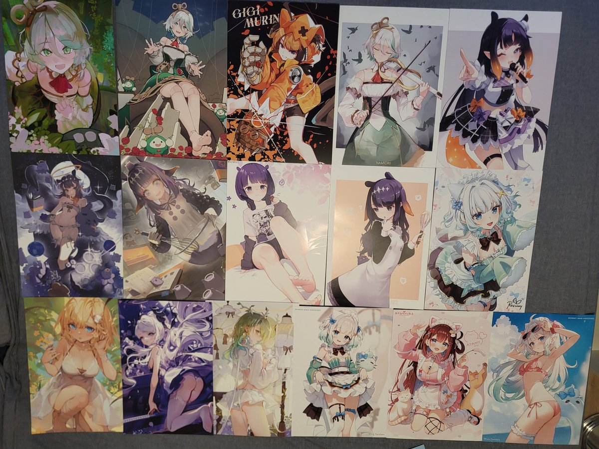 Shifumi95's tweet image. Final Dokomi loot! With a bonus ayamy spread, I'm so thankful she came to Dokomi this year 🥹