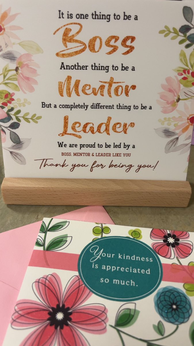 As we wrap up another school year, I was blessed to receive a kind gift from teacher <a href="/BrendaGrimoldi/">Brenda Grimoldi</a> 💕 #JoyfulLeaders