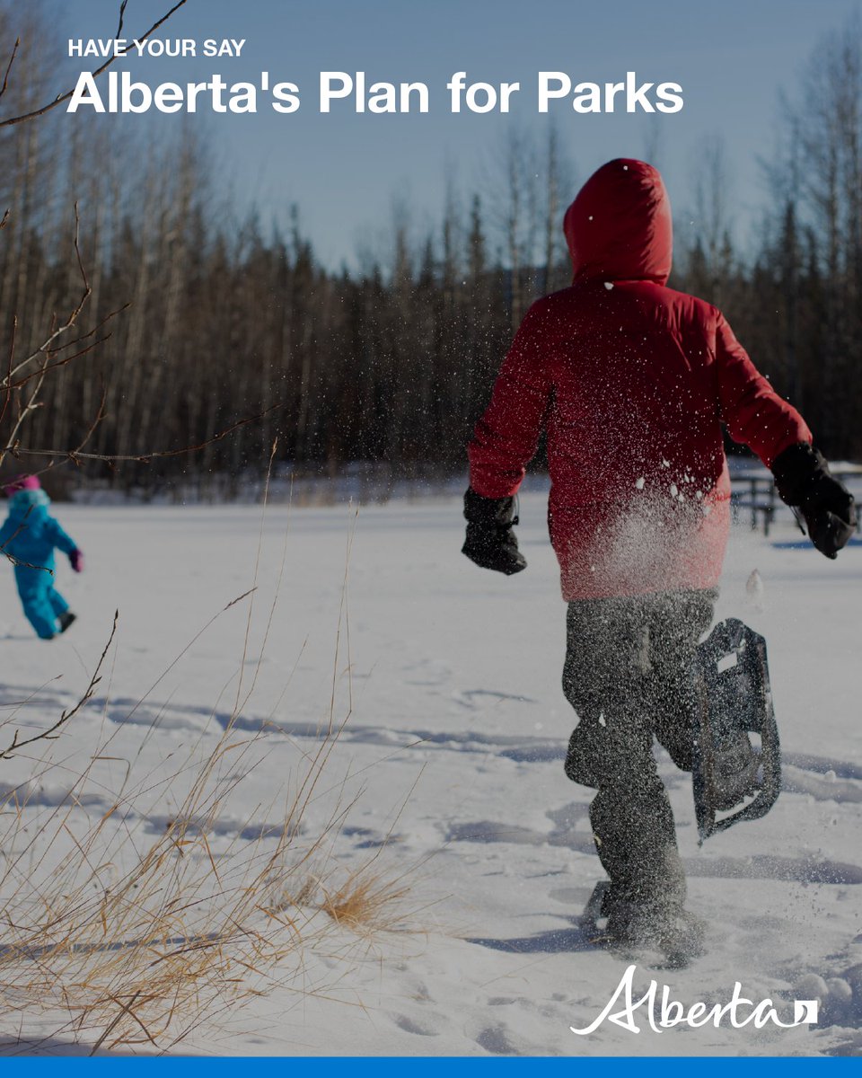 What do Alberta’s provincial parks and protected areas mean to you?

Whether it's family hikes, camping, or enjoying nature, help us build a Plan for Parks that reflects the values of Albertans.

Take the survey and help shape the future of Alberta Parks: alberta.ca/planforparks