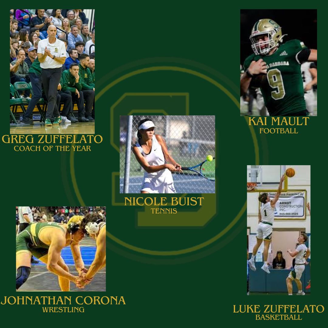 Tonight Santa Barbara Athletic Round Table will honor these incredible athletes and Coach Z at the Evening with the Athletes. Congratulations to our Dons!