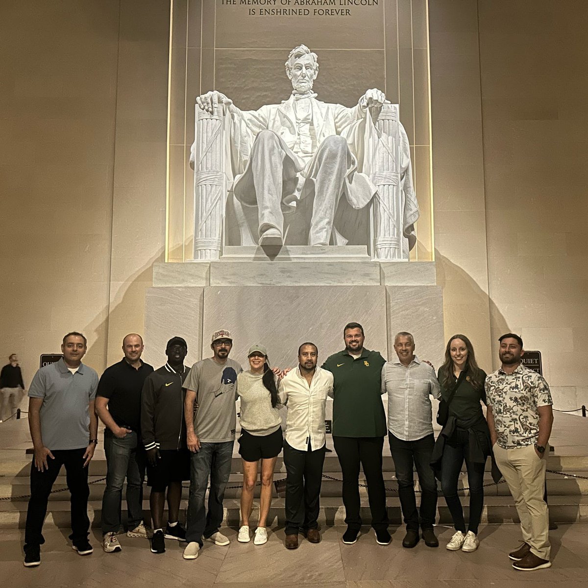 Baylor_MBA's tweet image. Our Executive MBA students are back from their Baylor in D.C. residency! The week was packed with site visits, conversations with industry leaders and valuable insights into public policy. We can’t wait to see how they put it all into practice! #BaylorMBA