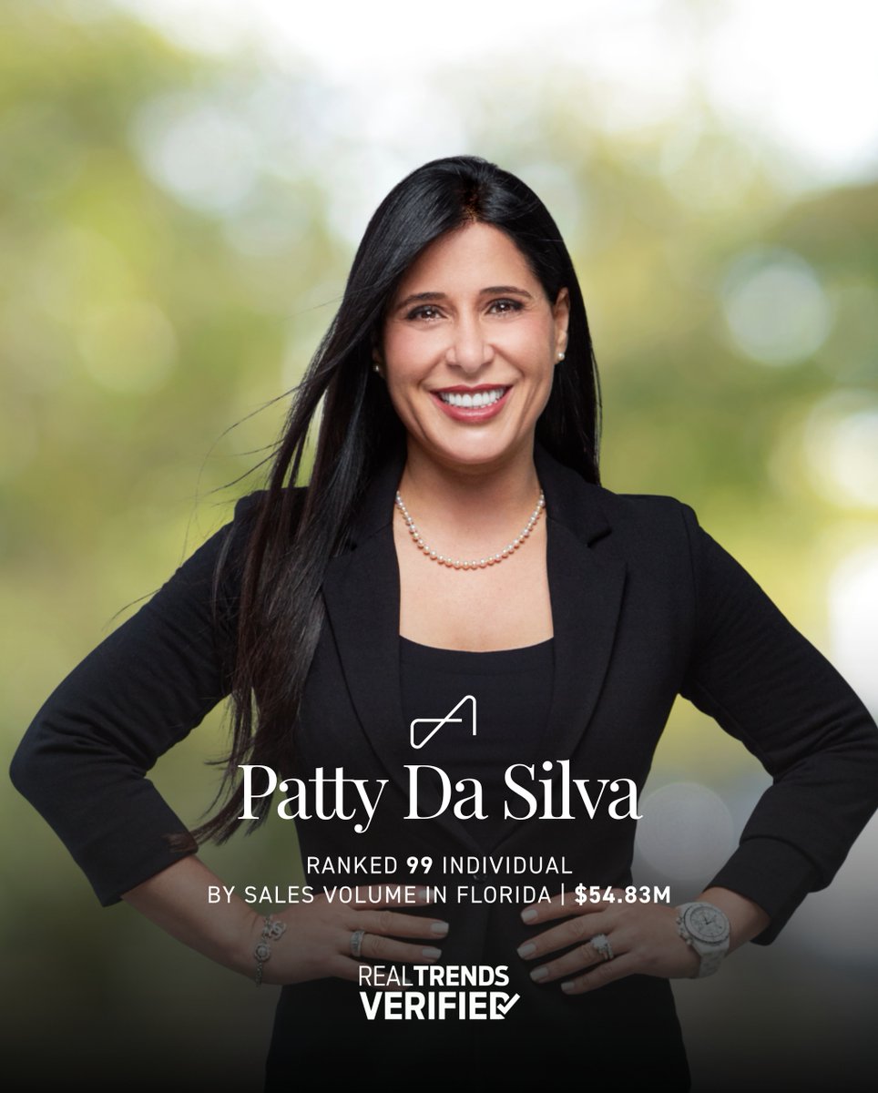 GreenRealtyFL's tweet photo. Humbled to be ranked #19 in Florida for homes sold (85) and #99 for over $54M in volume by @RealTrends. Grateful for my amazing clients, team, and everyone who supports this journey. We’re only halfway through 2025, let’s keep going! 🙌❤️
#TheAgencyRE #AgentOfTheMonth #RealTrends https://t.co/I2PcZ02dvY