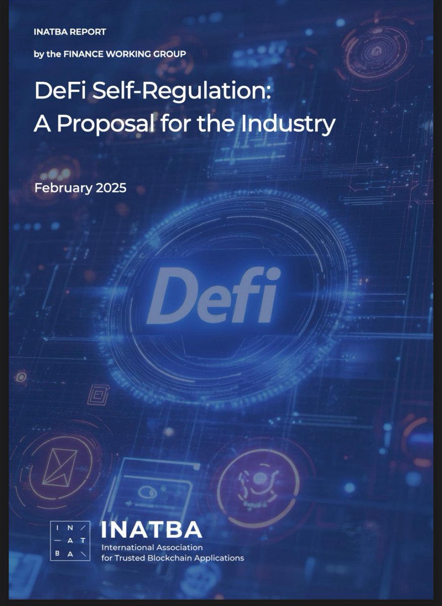 SMQKEDQG's tweet photo. 2025 DeFi Report from the International Association for Trusted Blockchain Applications (INATBA) in Collaboration with the IOTA Foundation.✅

IOTA🤝 DeFi 

Documented.📝💨