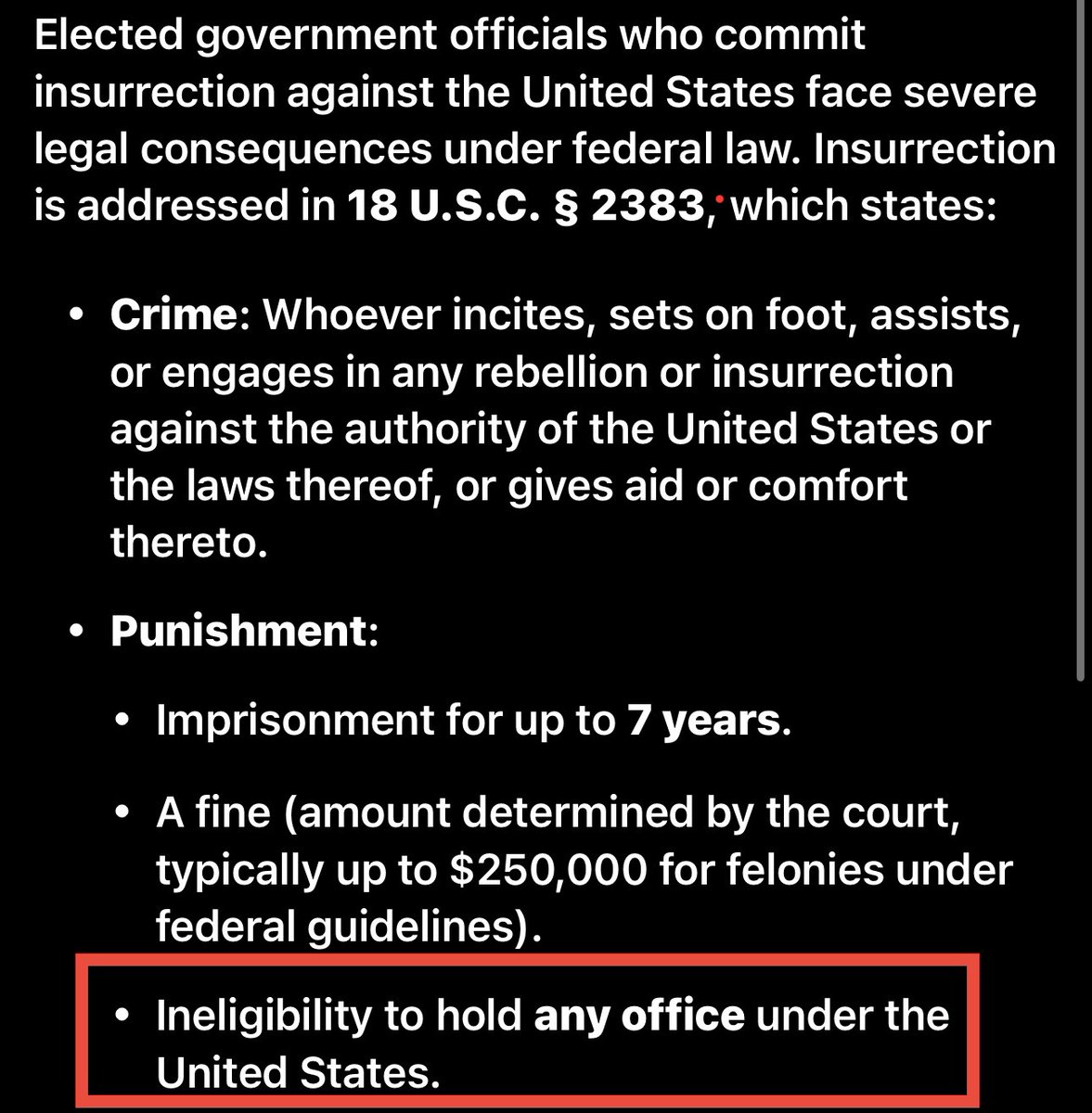 This could be a good way to clean out California’s government without having to use the fraudulent election system.

Charge them all with insurrection and none of them can work in government again.