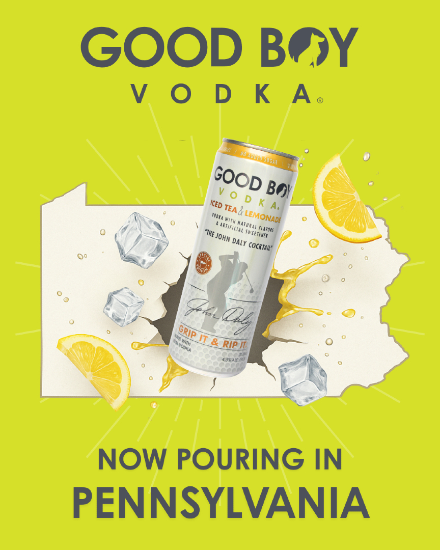 PA, you're up! 🏌️‍♂️ The official John Daly cocktails have landed. Time to Grip It &amp; Sip It 🍋

#GoodBoyVodka #JohnDaly #NowInPA #GripItAndSipIt