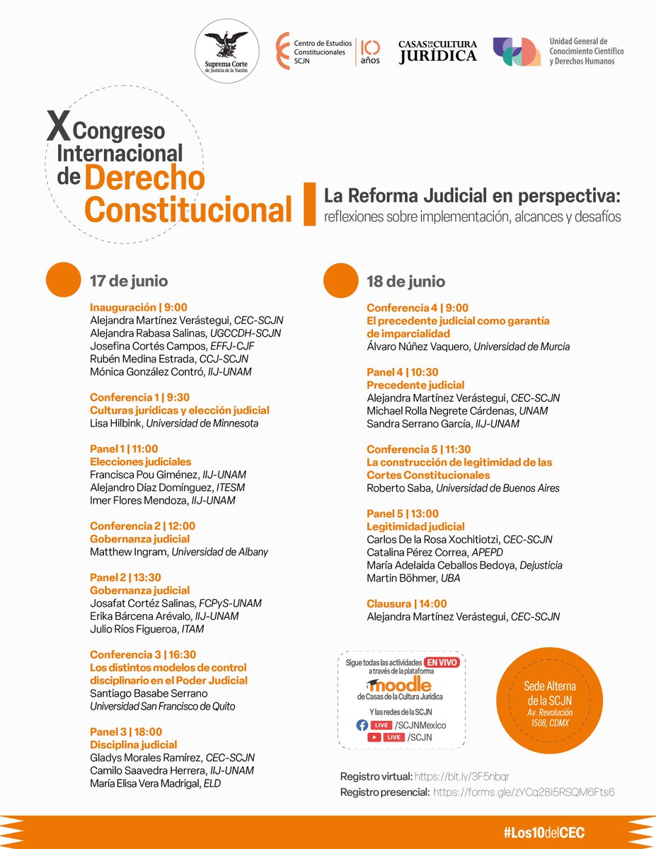 Centro de Estudios Constitucionales y SJ tweet media