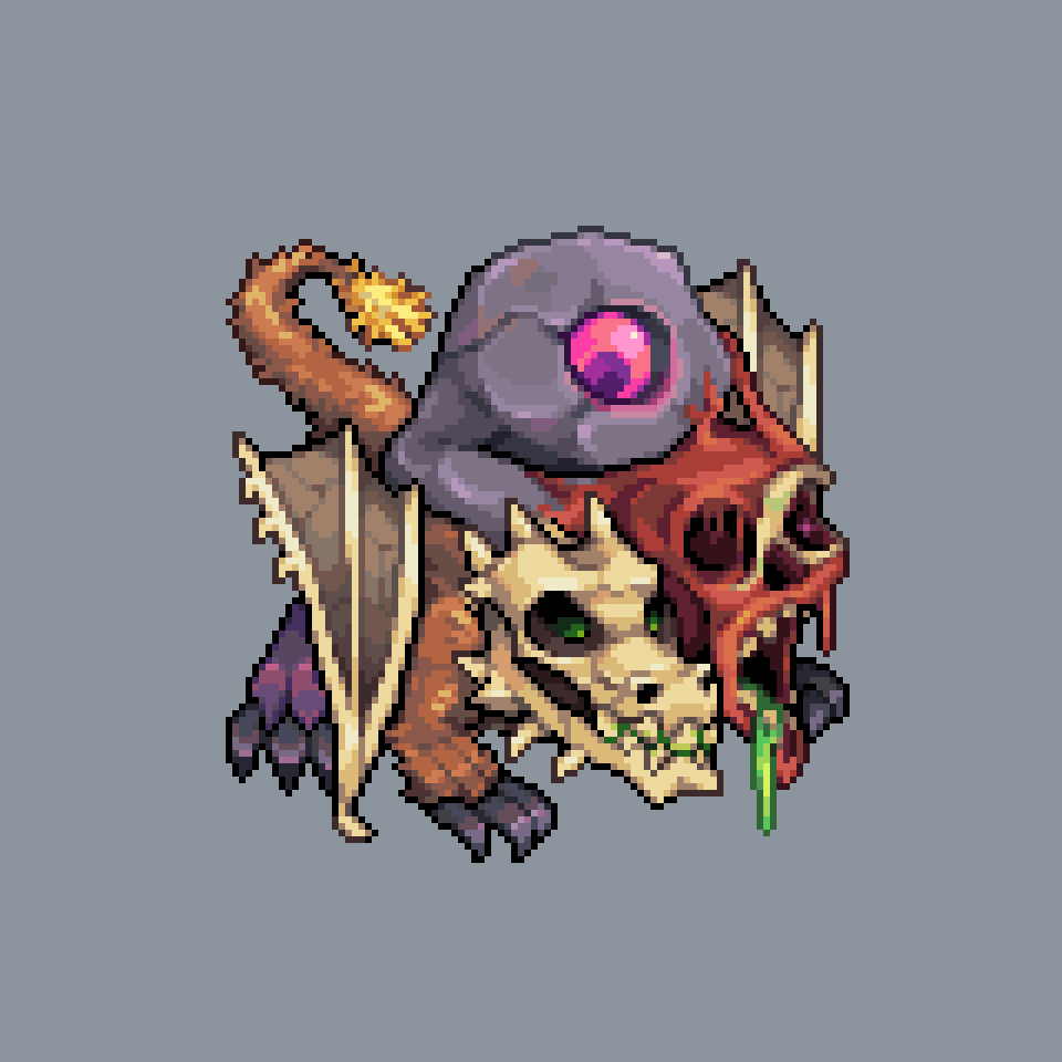 RunninBlood's tweet image. 96x96 Horror Chimera Creature
#pixel #art #pixelart #game #dev #gamedev