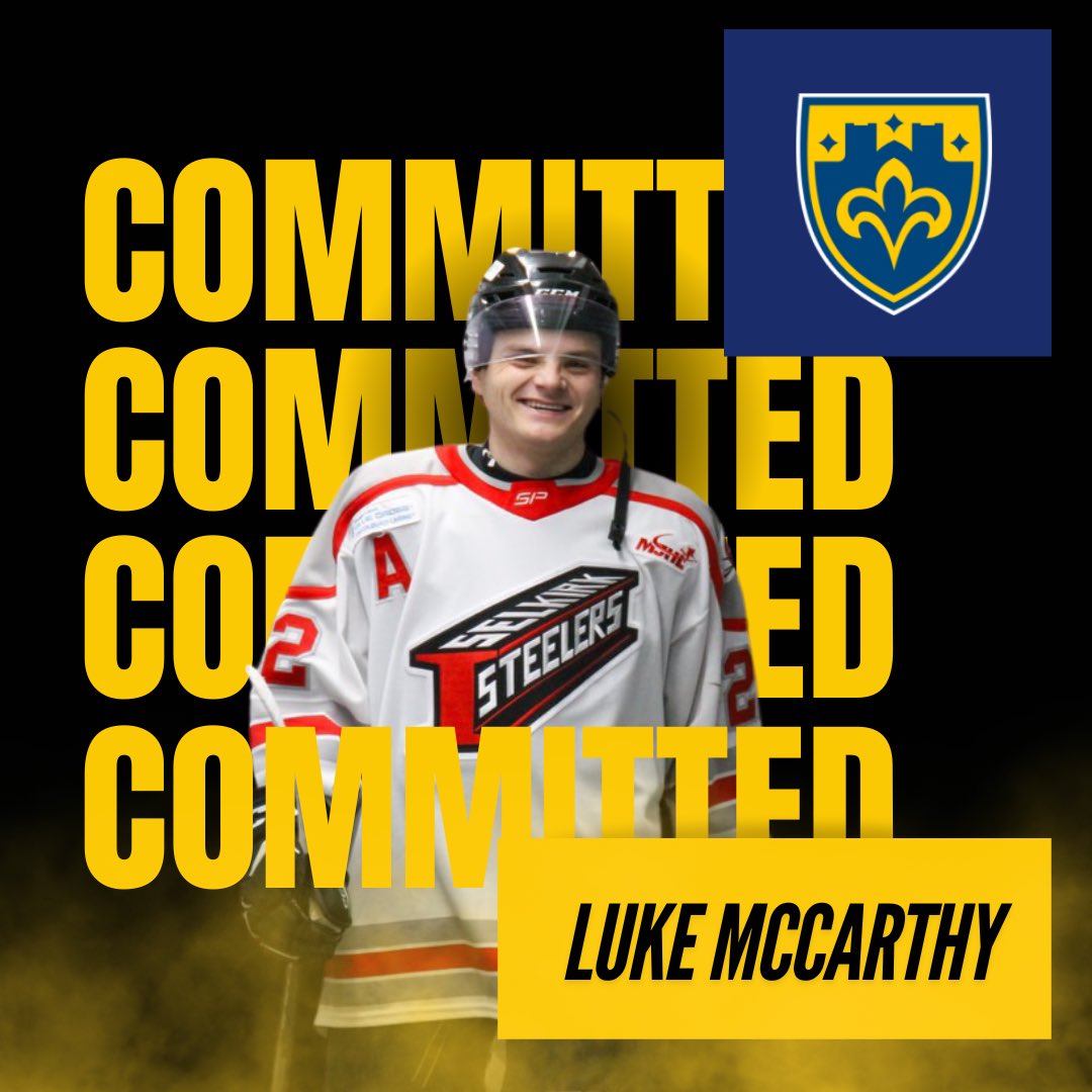 The Steelers are excited to announce that graduating forward Luke McCarthy has committed to the College of St. Scholastica (NCAA DIII) for the 2025-26 season.

Luke had a strong season with the Steelers where he lead the team in scoring posting 26 goals and 64 points in 56 games.