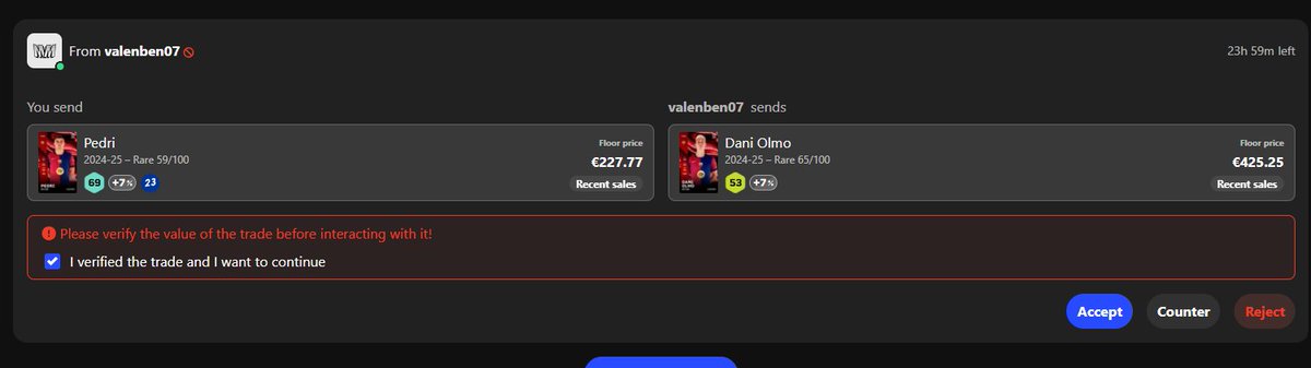 What a profit!!😂

#sorare