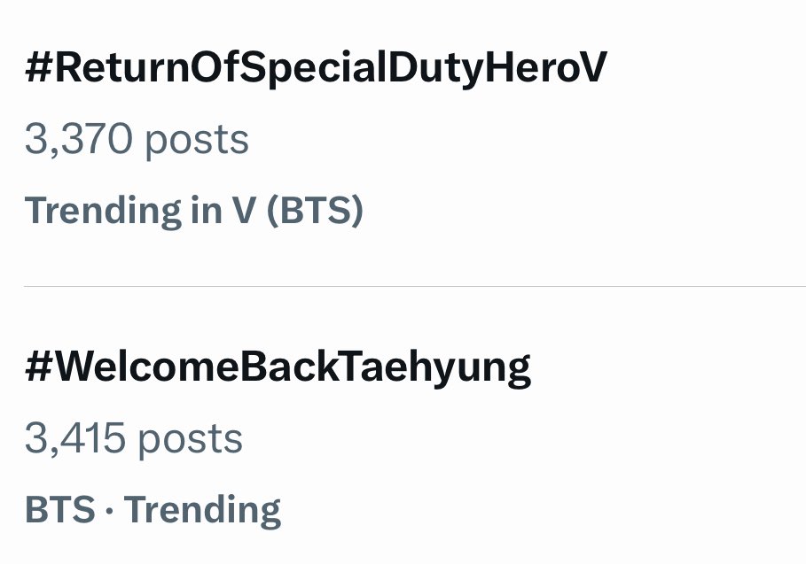taeguide's tweet photo. Let’s enter worldwide trends 

KIM TAEHYUNG IS BACK
#WelcomeBackTaehyung
#ReturnOfSpecialDutyHeroV
#방탄뷔_전역_Veautiful_days https://t.co/pUdwztXlab