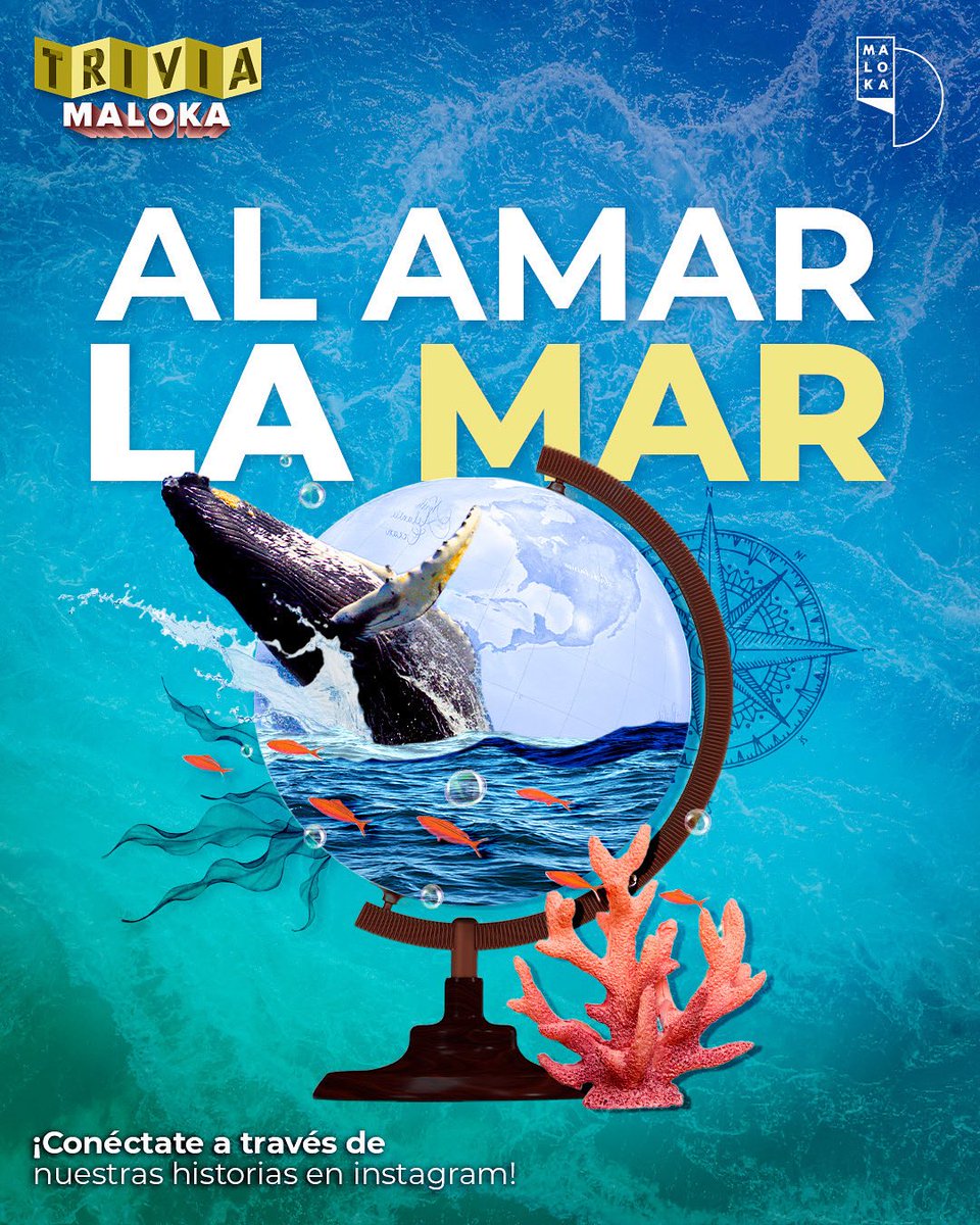 ¿Qué porcentaje de la superficie terrestre está cubierto por océanos? 🪸🌊

Pon a prueba tu conocimiento con la #TriviaMaloka y aprende sobre la ciencia de los océanos.

No te la pierdas ingresando a nuestras historias destacadas o a 👉🏻 maloka.org/noticias/al-am…