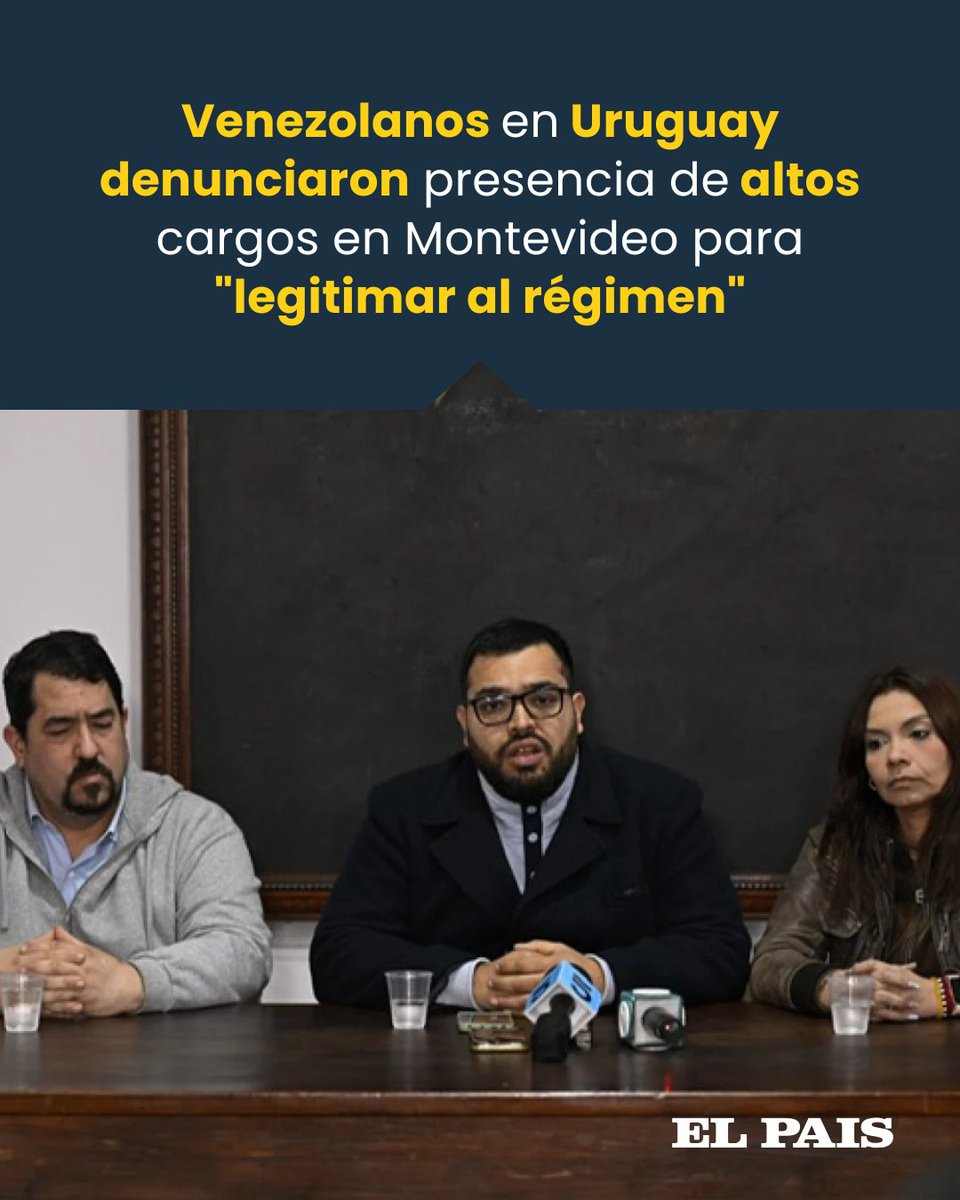 Opositores afirman que el gobierno que encabeza Nicolás Maduro está financiando a uruguayos detrás de una "operación política y de propaganda" elpais.uy/k87tl7hk