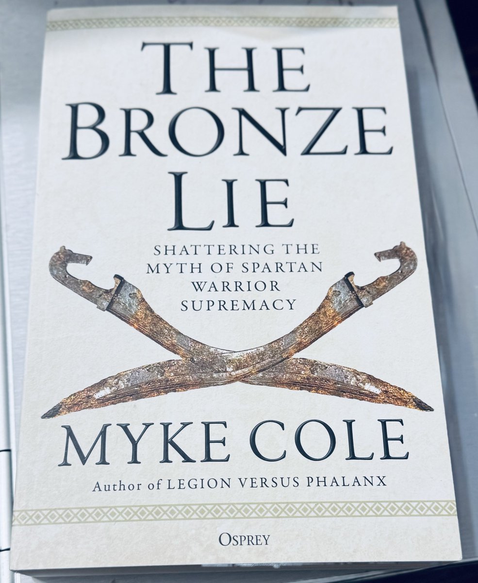 The TRUTH awaits me! Who were the Spartans truly??!! I know that <a href="/MykeCole/">Myke Cole</a> will tell us!