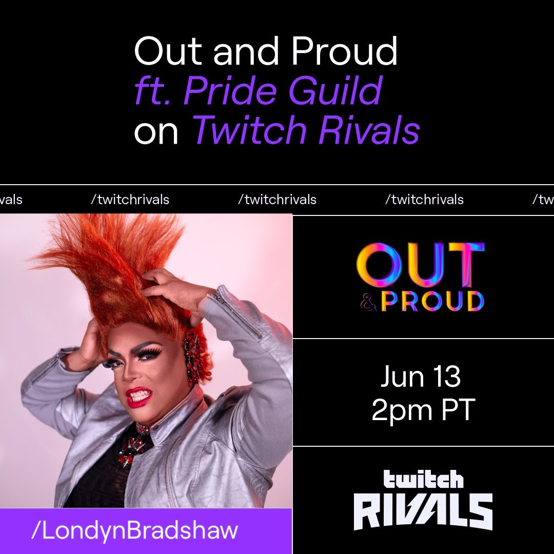 Excited to announce that I  will be competing in my first ever Twitch Rivals!