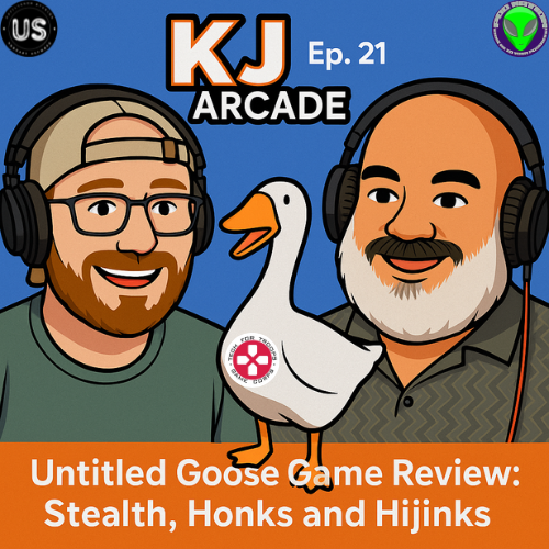KJandApodcast's tweet photo. It’s a lovely day in the village… and we’re causing chaos. 🪿
We dive beak-first into Untitled Goose Game in the latest ep of K J Arcade.
Mischief? ✅
Stealth? Kinda.
Honk? Always.
(Links in comments)
@unfpod @PodNationPods @GameCorps0 #Podcast #GooseGame #IndieGame #Gaming https://t.co/80CiluyI3T