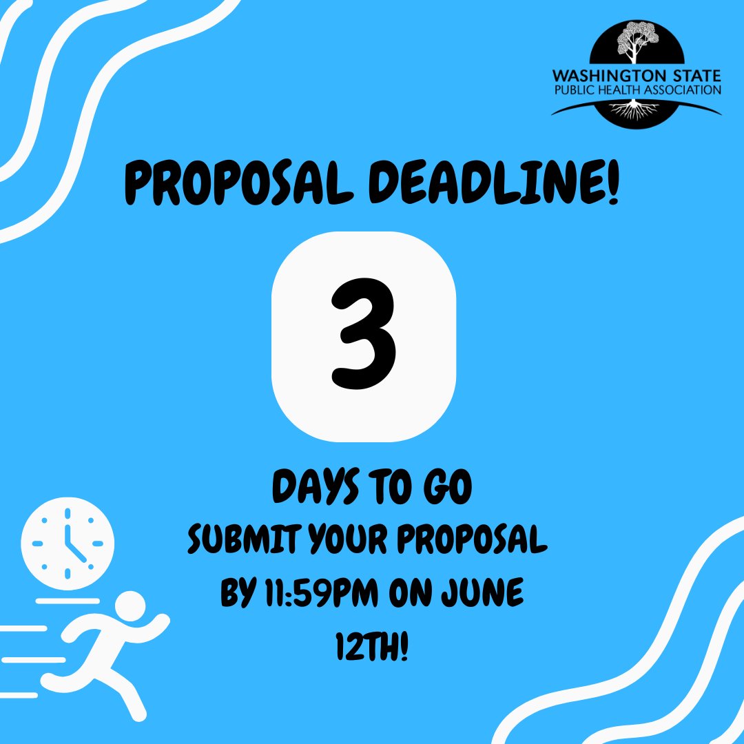 📢This is the week to submit those proposals if you haven’t already! We can’t wait to see what great work you’re all doing.
🎉wspha.org/submit-a-propo…