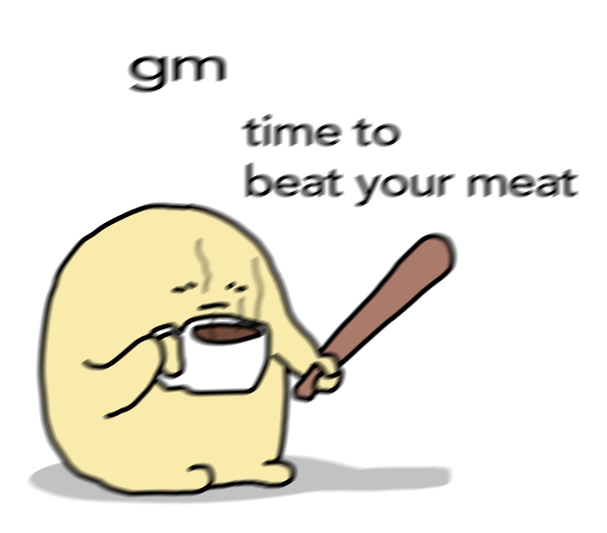 spud_solana's tweet photo. @xbtDLN @cryptoklotz did you beat your meat today 

spud https://t.co/YYIafxO3SF