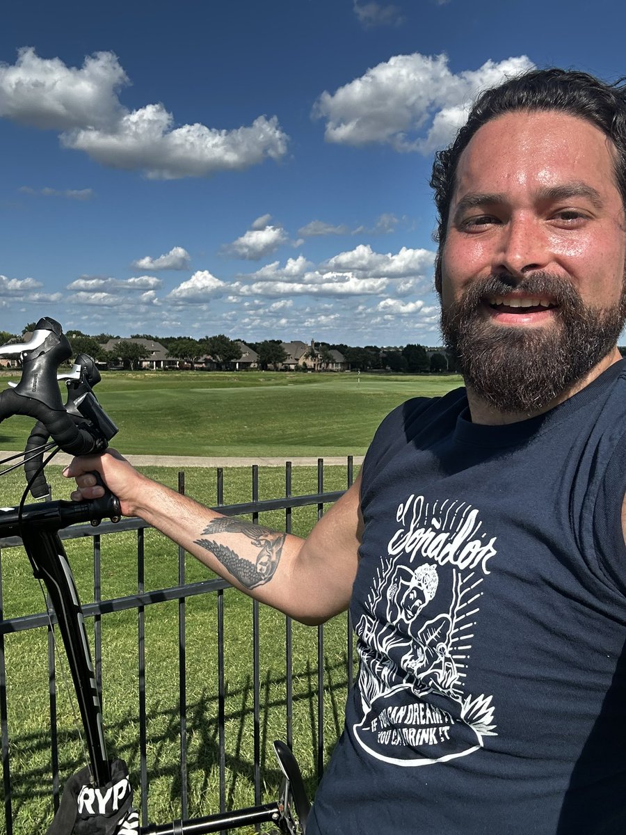 Quick 10 mile ride cycle after spending a long Monday at the desk. Get sun when you can.