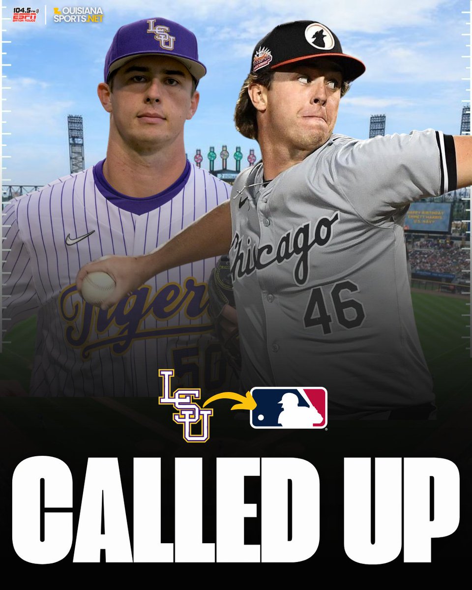 LSU: Former Tiger P Grant Taylor called up by White Sox

READ: louisianasports.net/former-tiger-g…