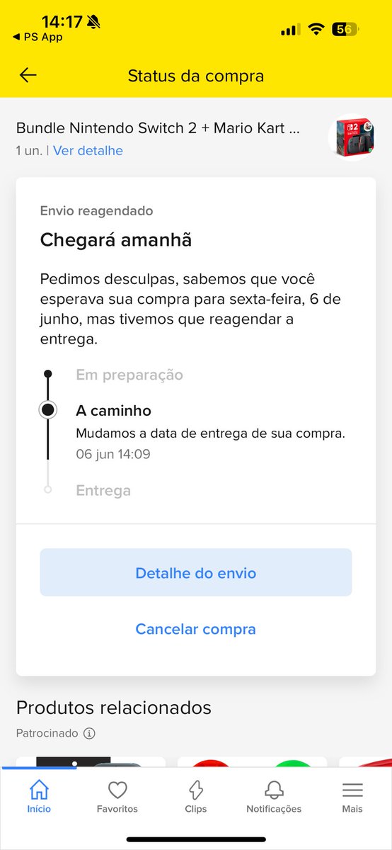 rodrigo_mayta's tweet photo. @Fill_Ale @MercadoLivre @Fill_Ale  chegou aí? Aqui estou desde sexta aguardando https://t.co/Qb2dfi7s6J