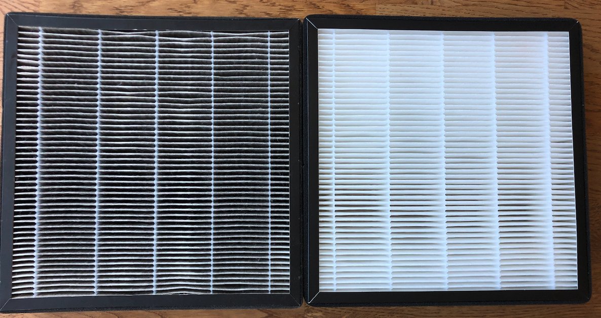 If your HEPA filter isn't at least this black, you're probably throwing it out too early. Here's the data:
quora.com/How-long-does-… <a href="/Quora/">Quora</a> <a href="/Clean_Air_Club_/">Clean Air Club</a>