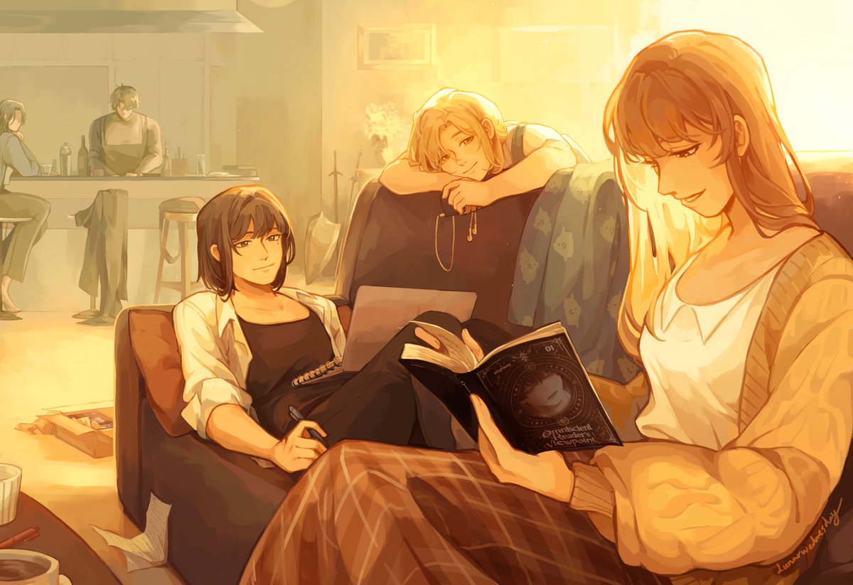 barely made it in time! yoo sangah is reading the english version to them ^_^
#orv #orvfanartcontest