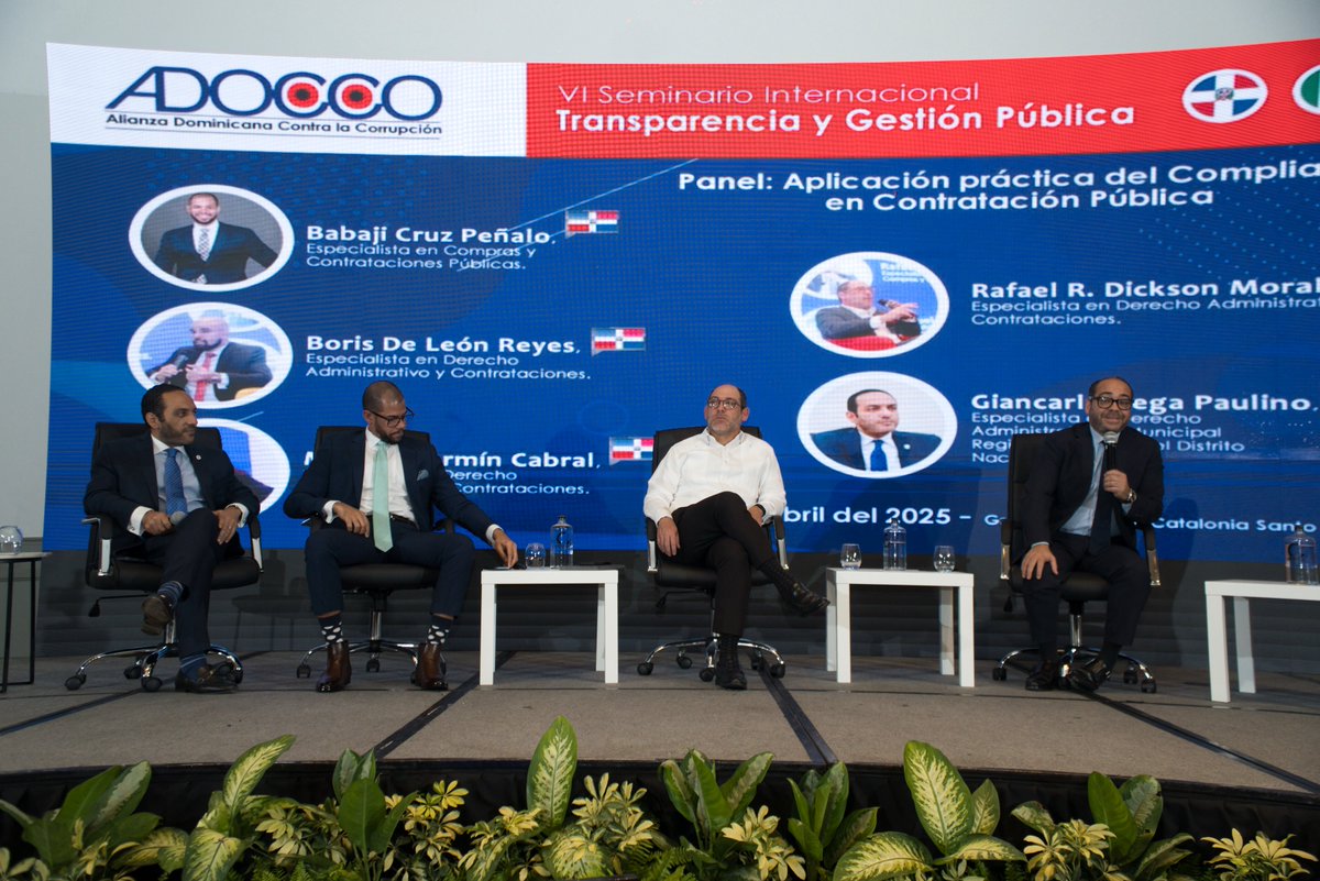 Panel: “Aplicación práctica del Compliance en Contratación Pública” VI Seminario ADOCCO youtu.be/festU2zdTYY?si…