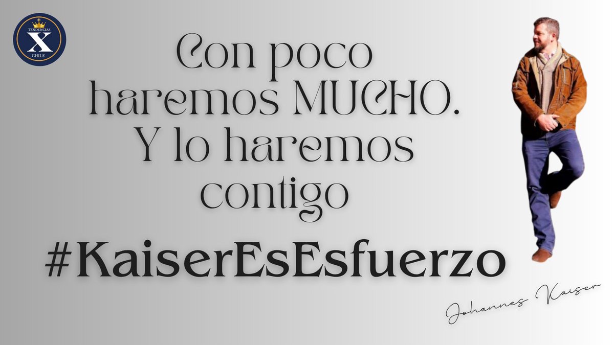🇨🇱 Johannes Kaiser no es oposición de cartón. Es resistencia real, patriótica y valiente 💪 #KaiserEsEsfuerzo