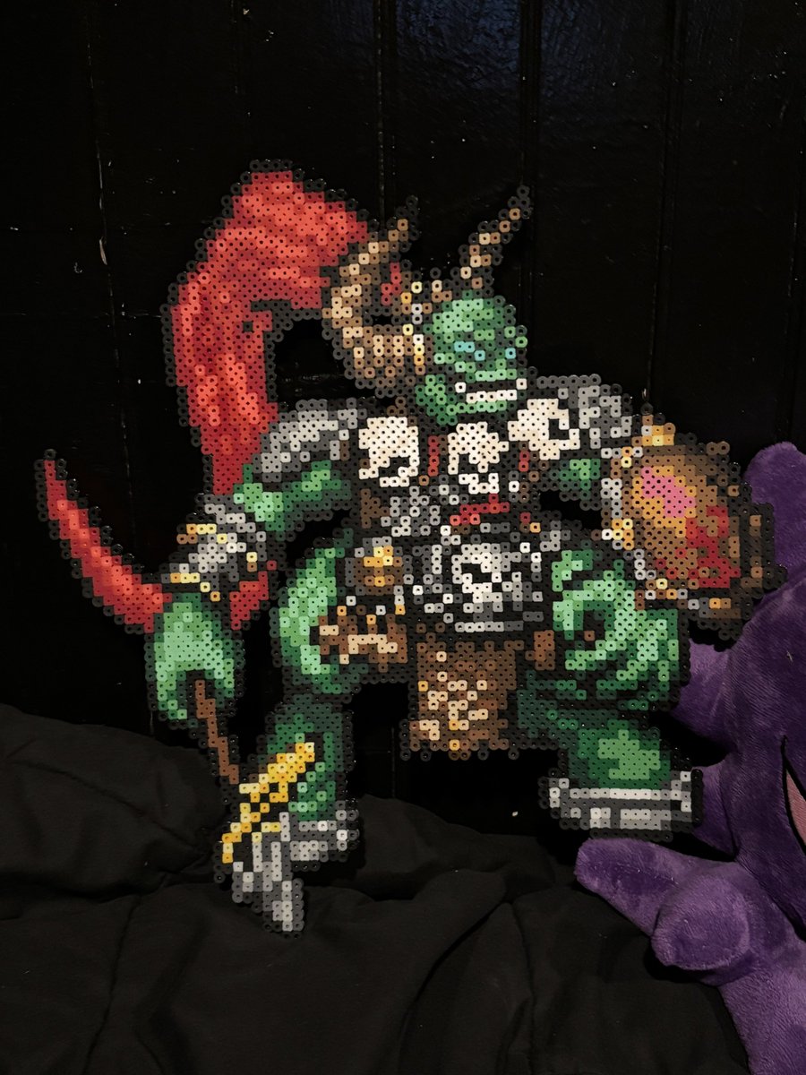 Lloydinaday's tweet photo. Troll from FF9 I made from returning to stream :D #perler #perlerbeads #fusebeads #artshare https://t.co/Ex0XlKzJkQ