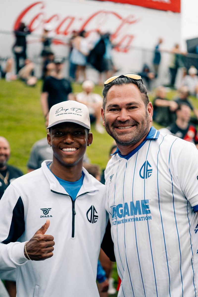 drinkagame's tweet image. Congratulations to Drip FC for an amazing run in the TST 2025 Soccer Tournament! We couldn’t be more proud to sponsor a team that plays hard, puts in the work and always brings their A-GAME ⚽️💪
Also, shoutout to the @PatMcAfeeShow for having @JohnnyDamon on!