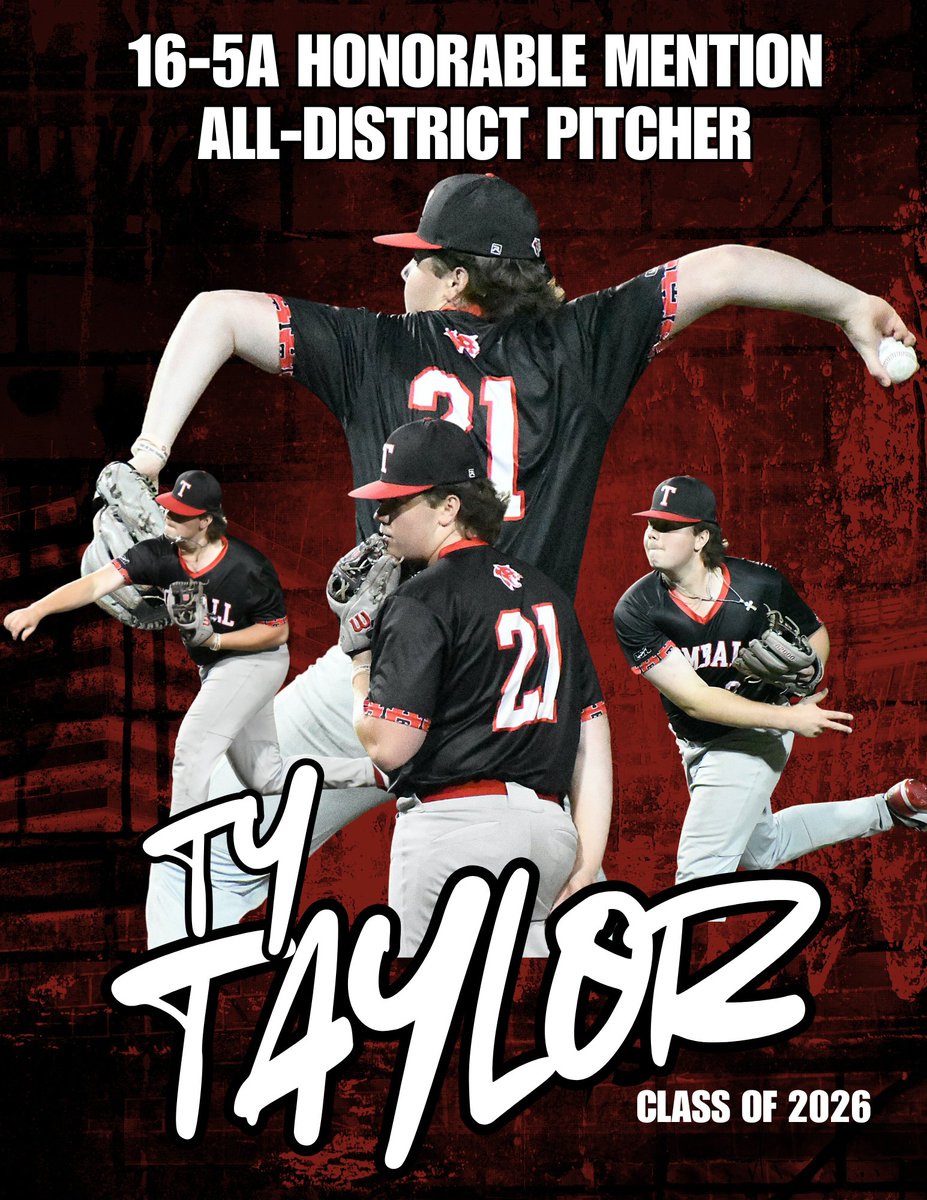 Honorable Mention
Ty Taylor - Pitcher